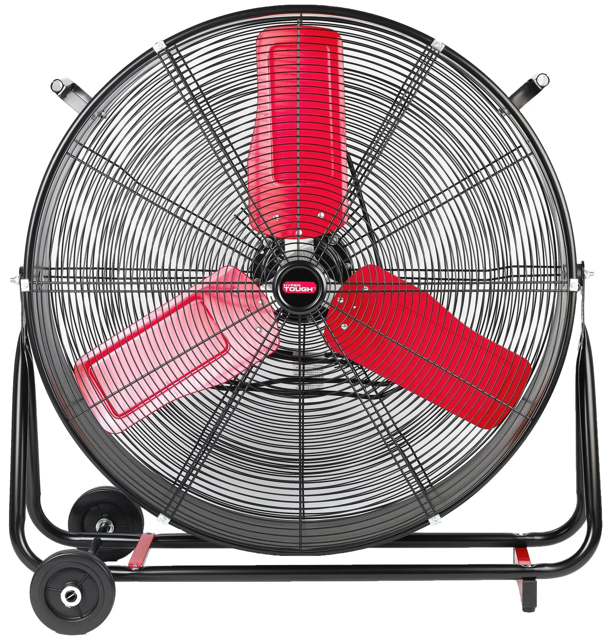 Hyper Tough New 30 inch High Velocity Tilted Drum Fan Red & Black