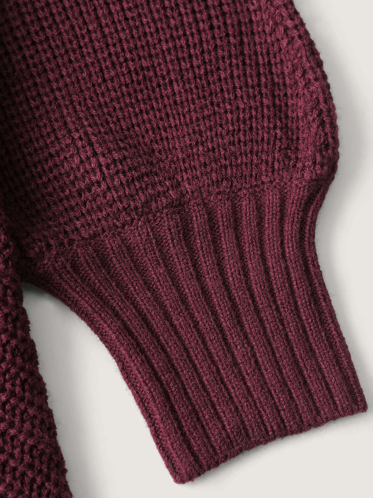 Turtle Neck Batwing Sleeve Asymmetrical Hem Pullover