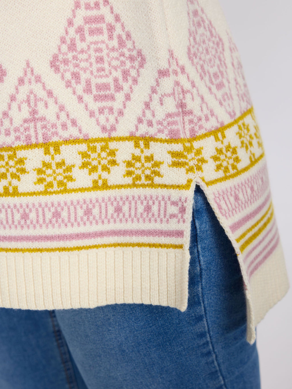 Supersoft Fair-Isle Stretchy Pullover