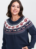 Supersoft Fair-Isle Stretchy Pullover