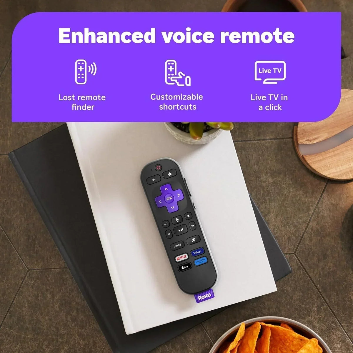 Roku 50" Select Series 4K HDR Smart TV with voice remote
