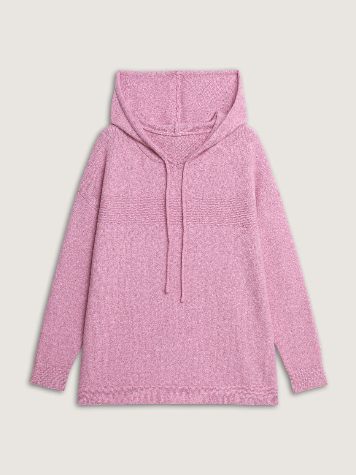 Textured Hooded Relaxed-Fit Pullover