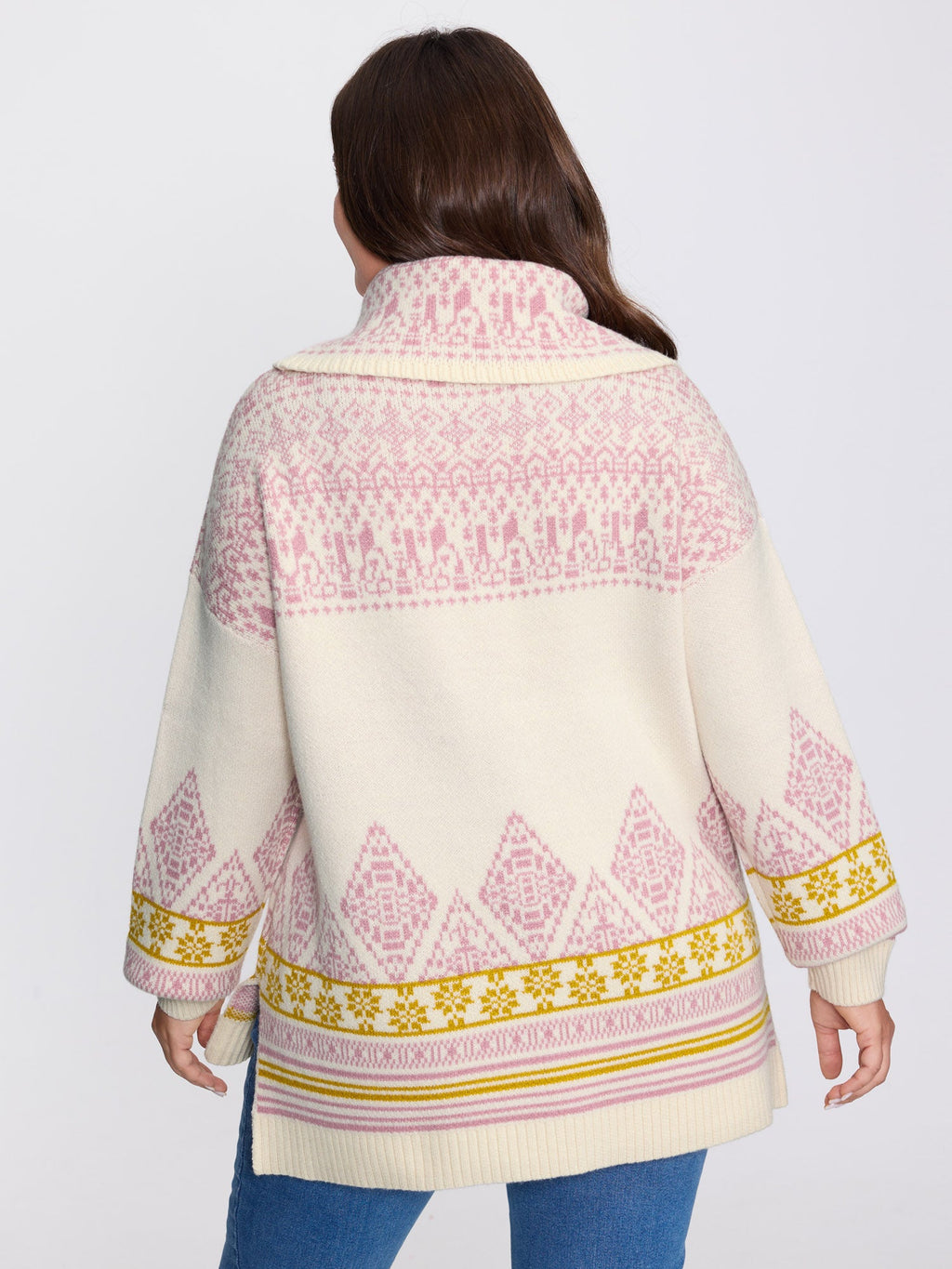 Supersoft Fair-Isle Stretchy Pullover