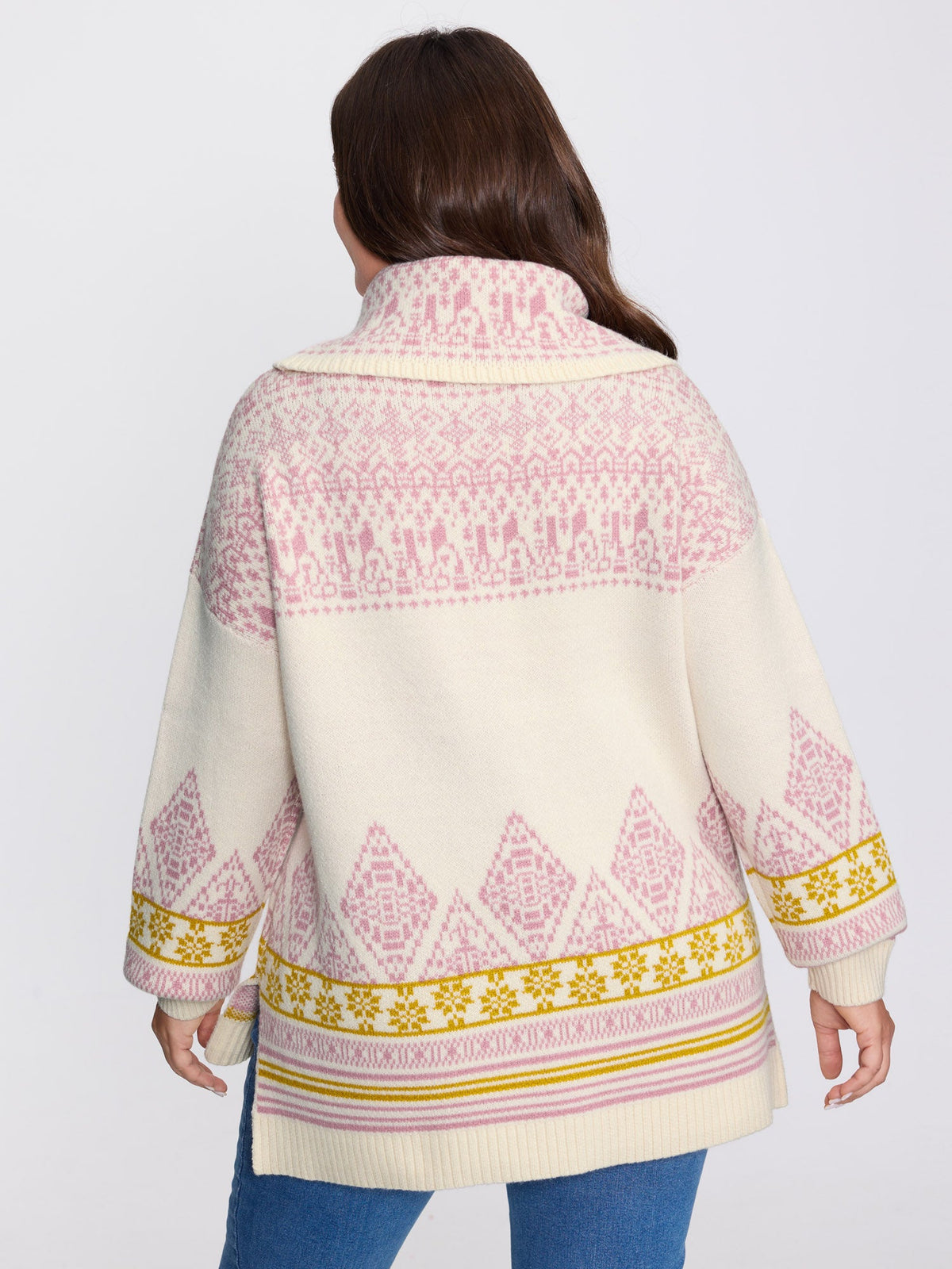 Supersoft Fair-Isle Stretchy Pullover