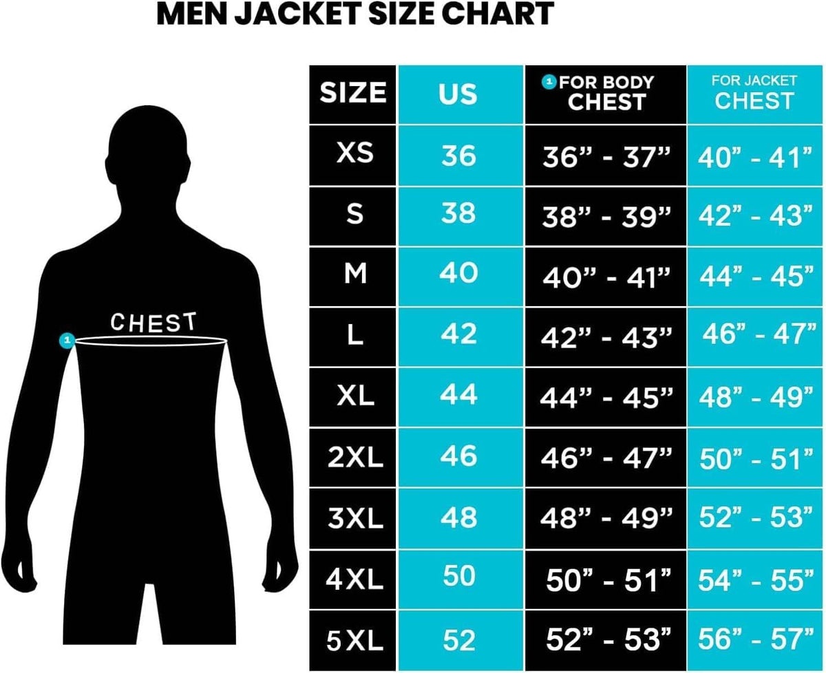 STOREJEES Brown Leather Jacket Men | Car Coat Brown. 5XL