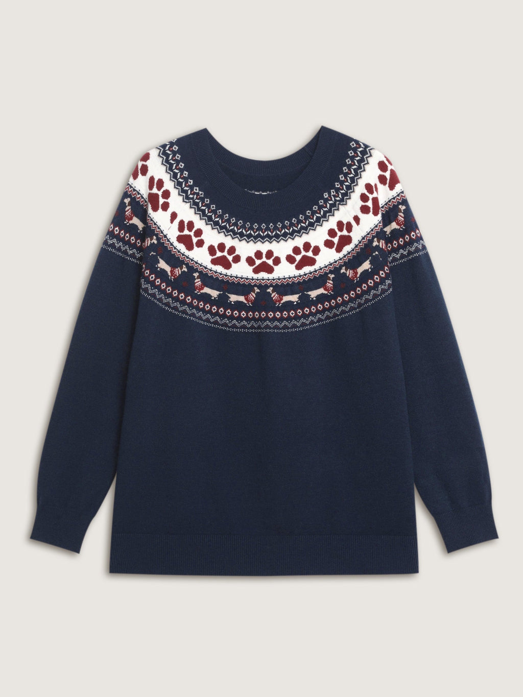 Supersoft Fair-Isle Stretchy Pullover