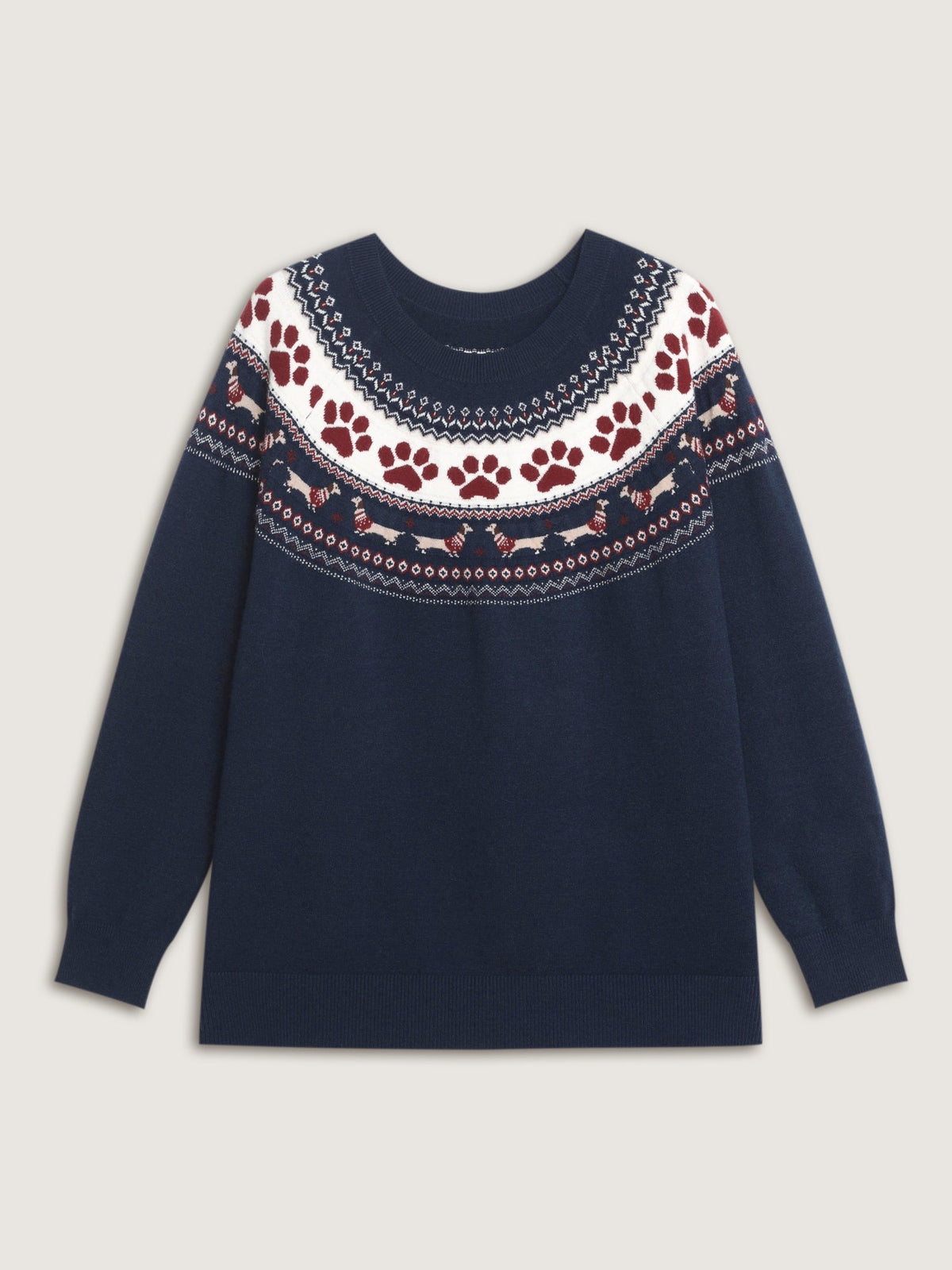 Supersoft Fair-Isle Stretchy Pullover