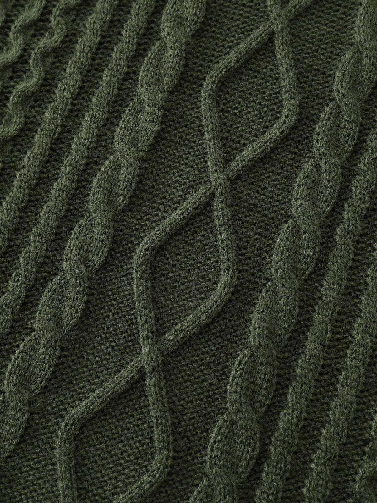 Twisted Stitch Woven Spliced Pullover