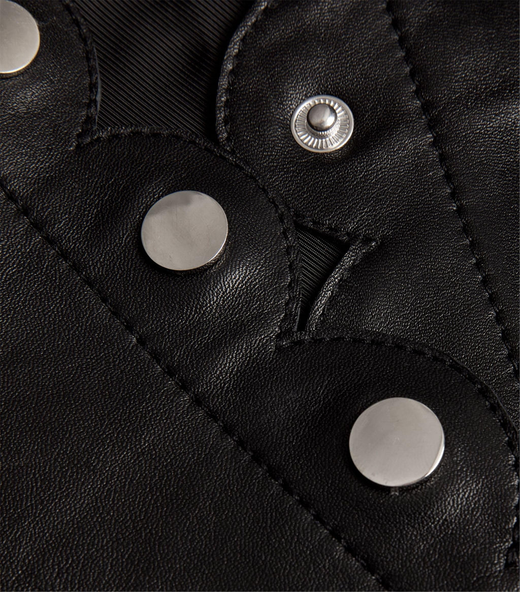 Captain Cory Black Women's Designer Leather Jacket 100% Real Lambskin. Button-Front. and Long Sleeves (XXX-Large)