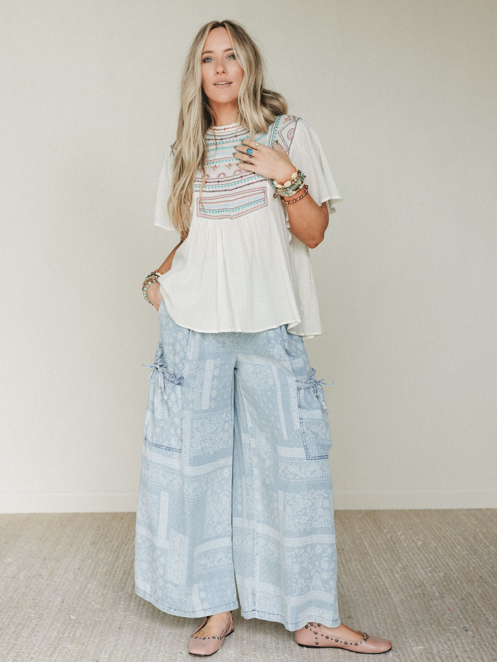 Storybook Song Blouse - Natural