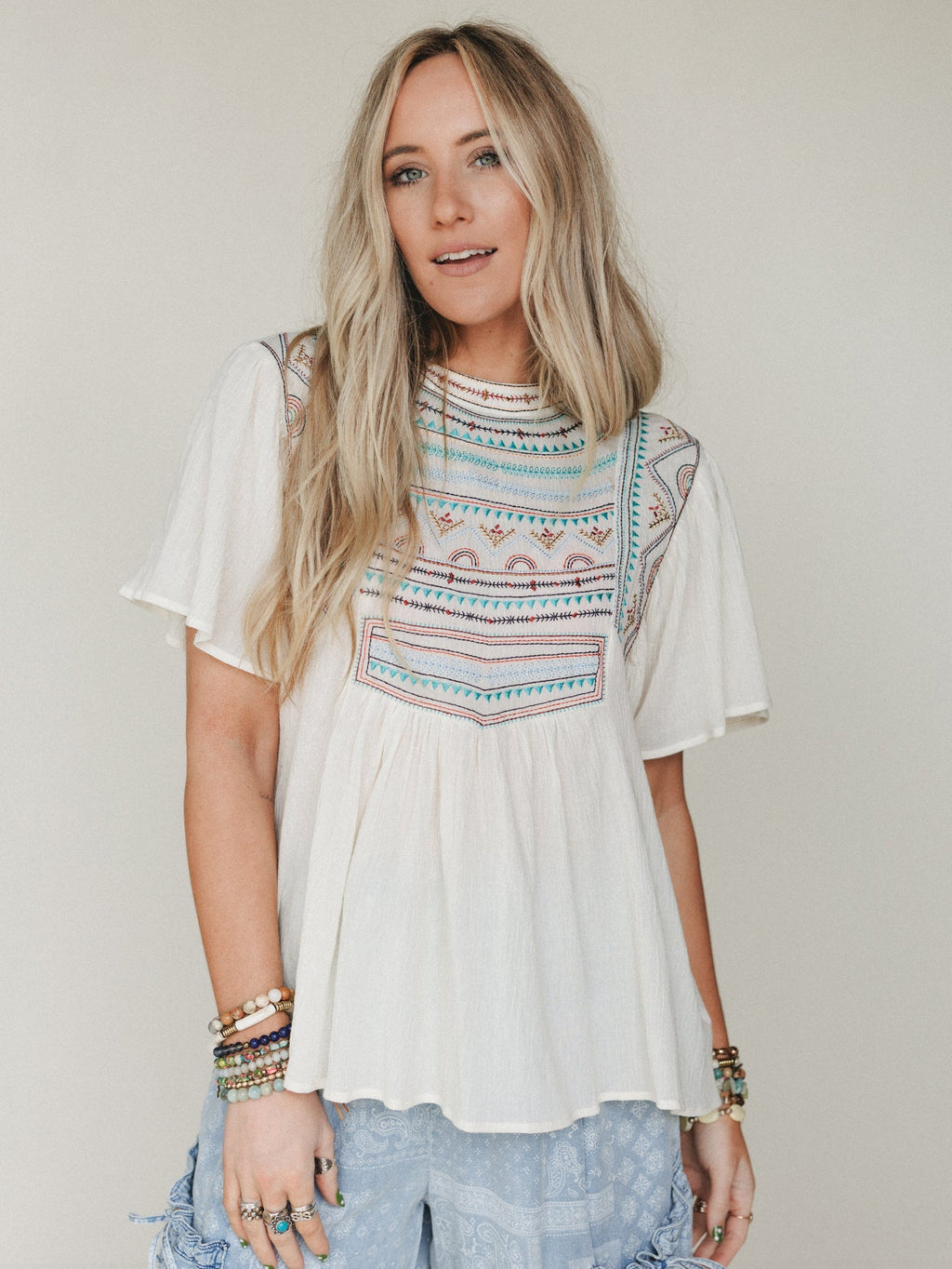 Storybook Song Blouse - Natural