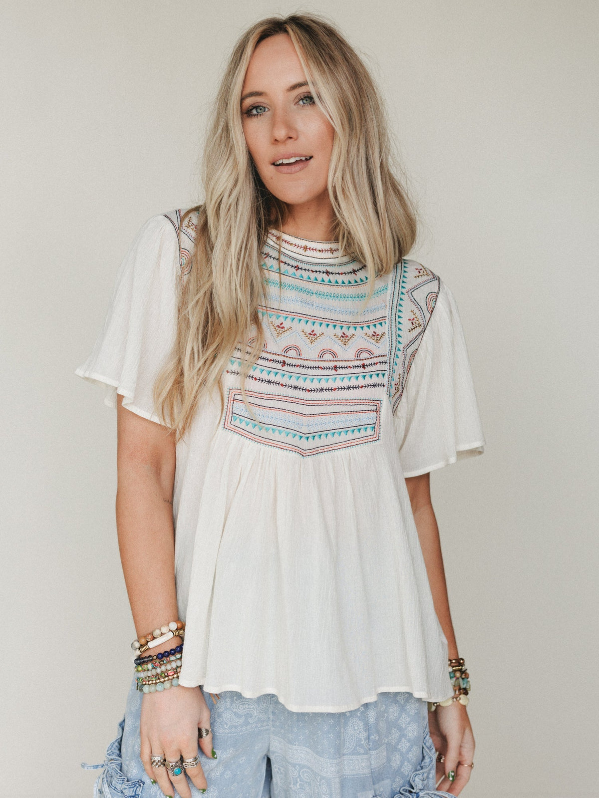 Storybook Song Blouse - Natural