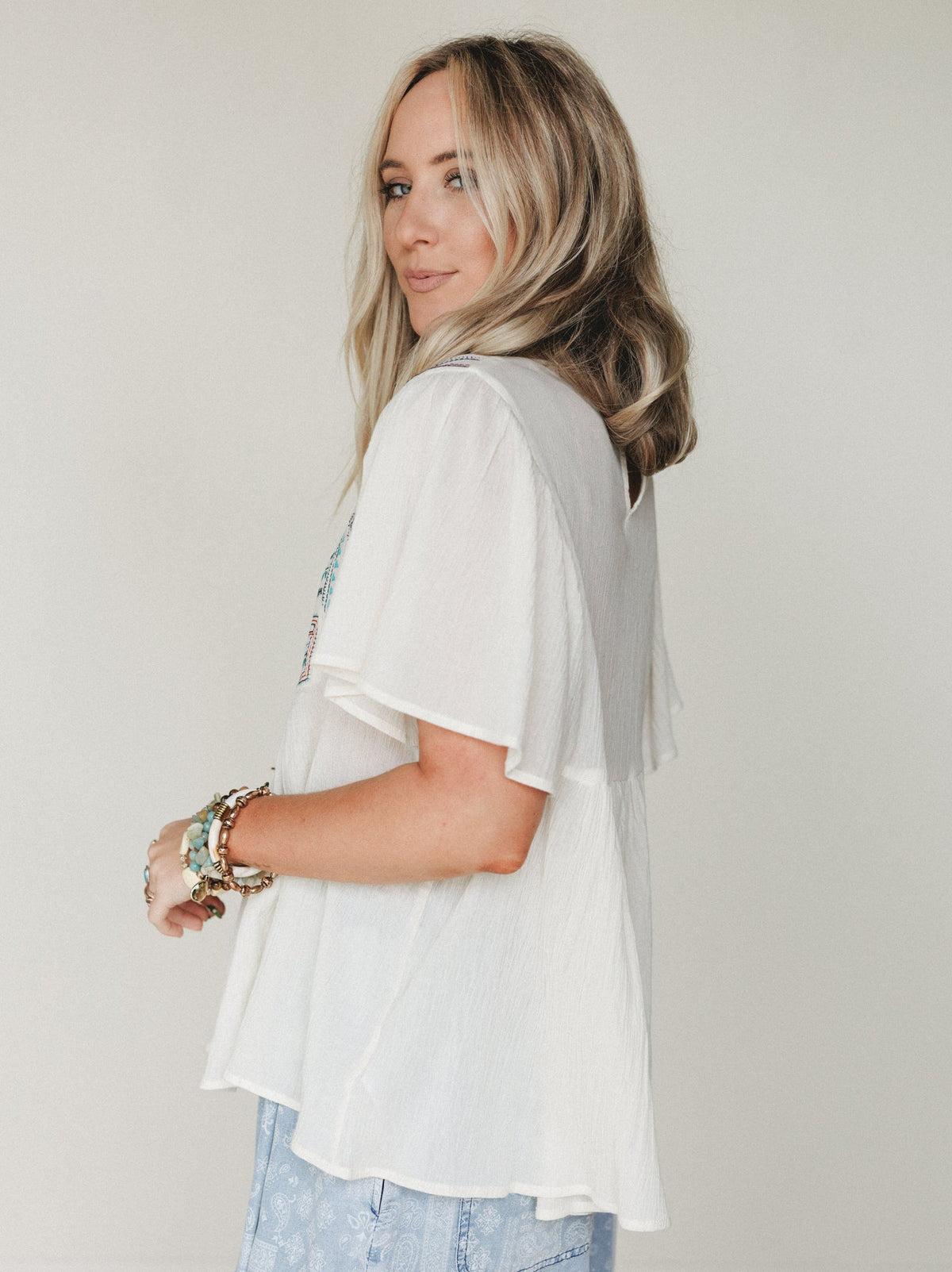 Storybook Song Blouse - Natural