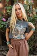 Butterfly Sun Graphic Tee - Pepper