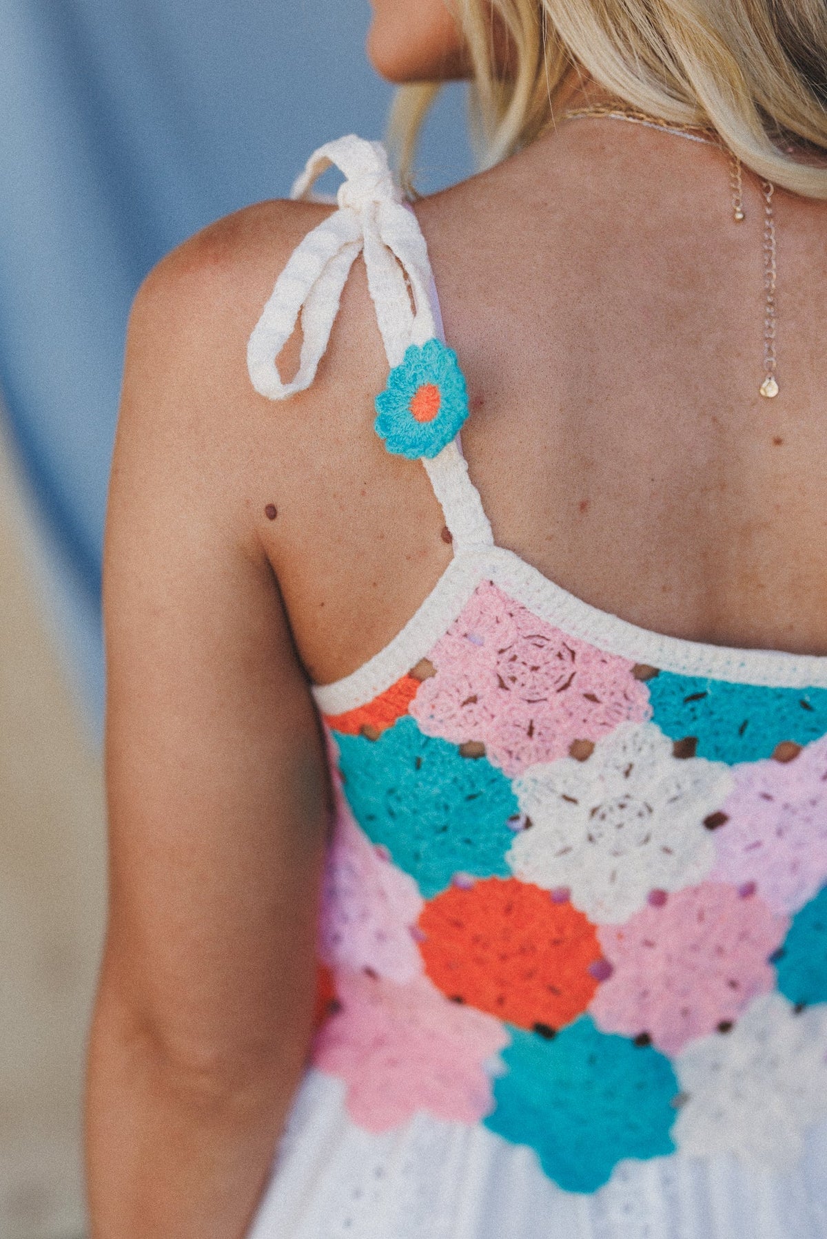 Daisy Dreamer Crochet Top - Multi