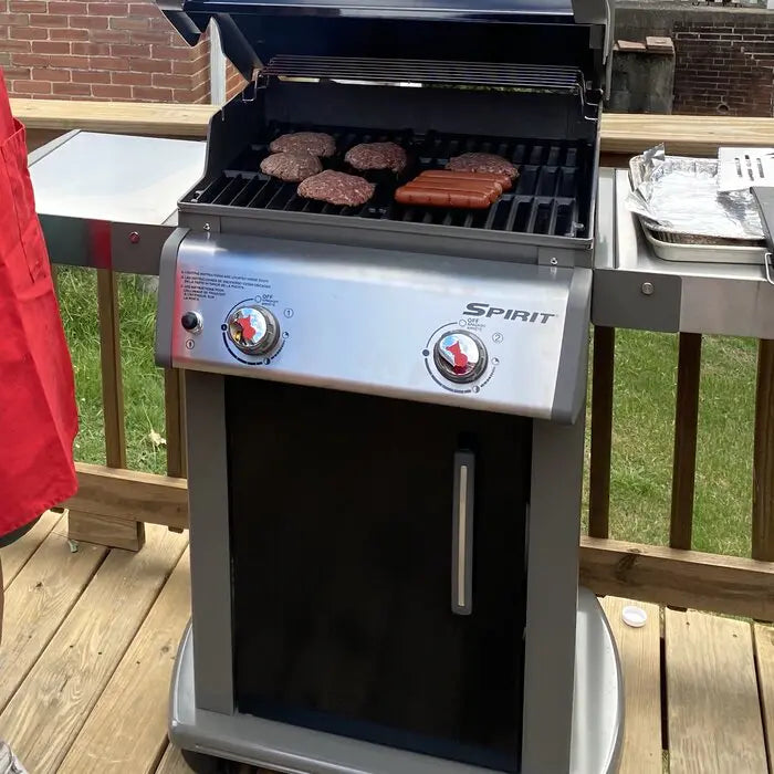 Weber Griddles E-210 2-Burner Propane Gas Grill with Cabinet