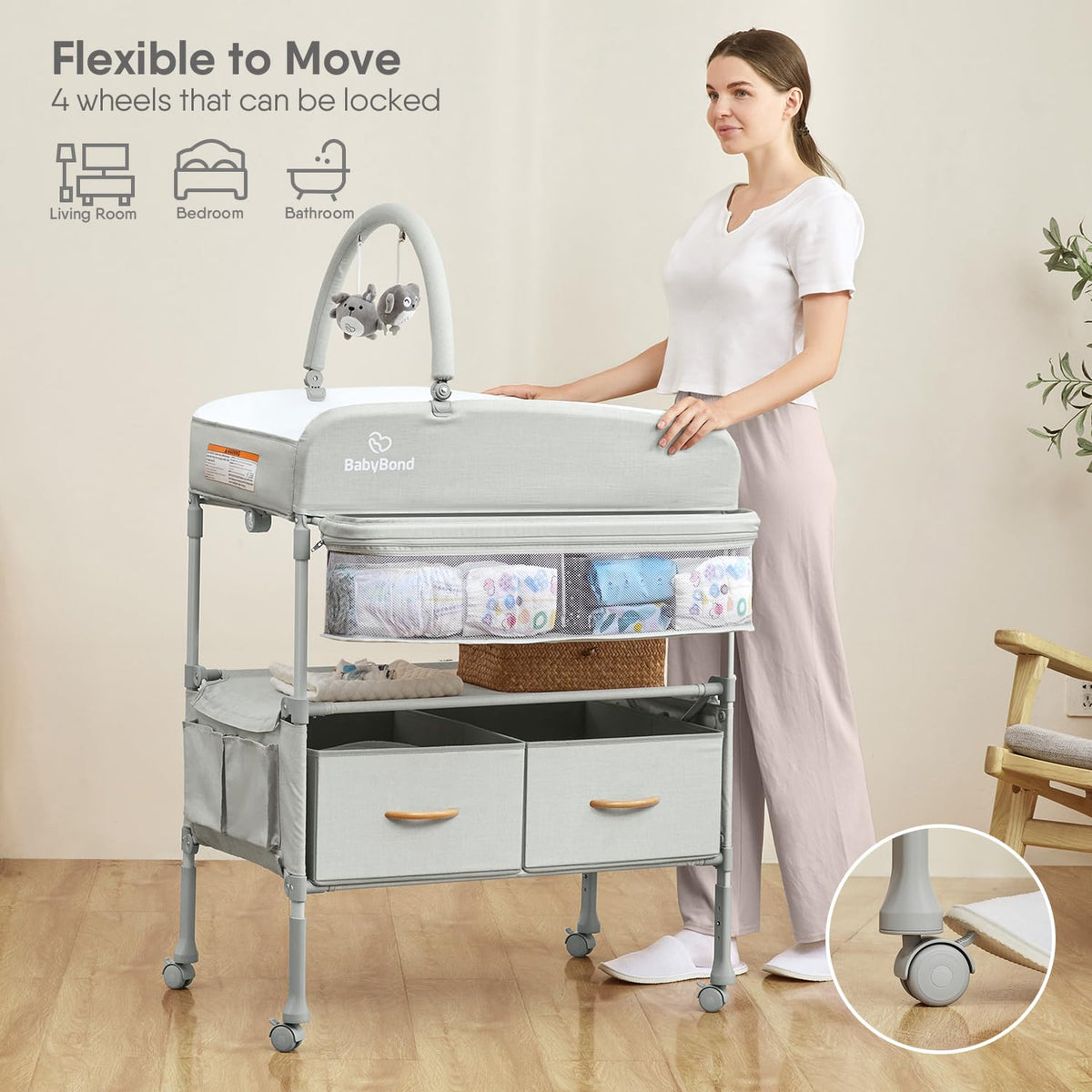 Portable Changing BabyBond Waterproof Adjustable