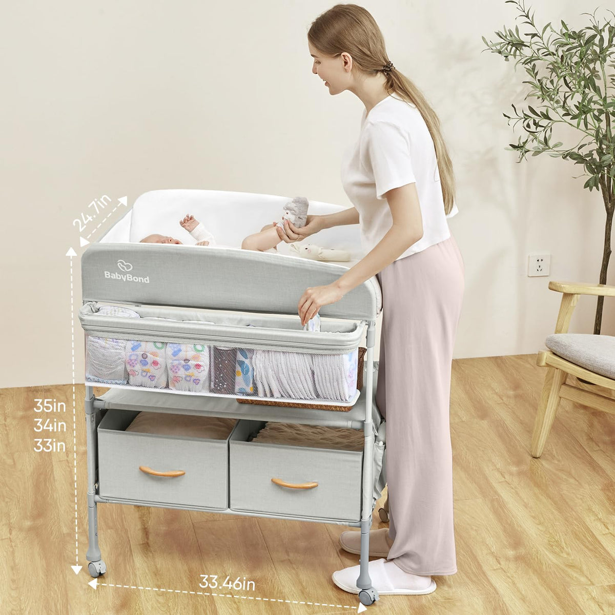 Portable Changing BabyBond Waterproof Adjustable