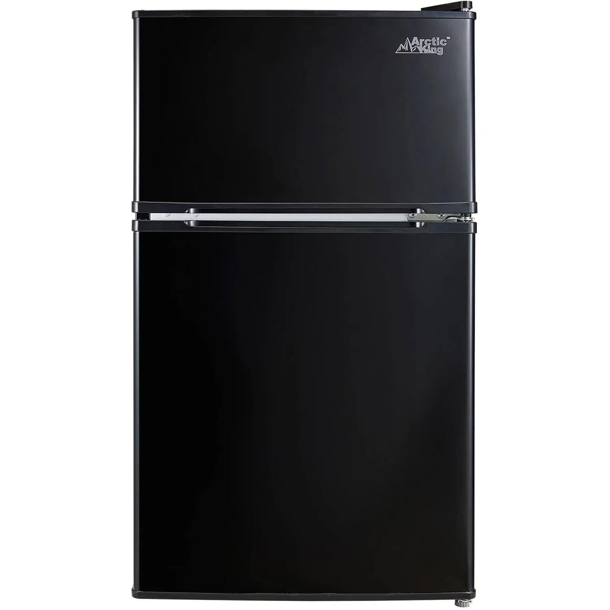 Arctic King 3.2 Cu ft Two Door Mini Fridge with Freezer, Stainless Steel, E-Star