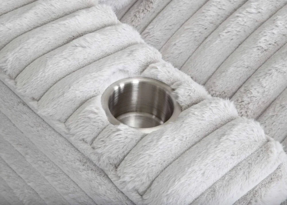 Nestle Recliner With Dual Cupholders And Charging Ports