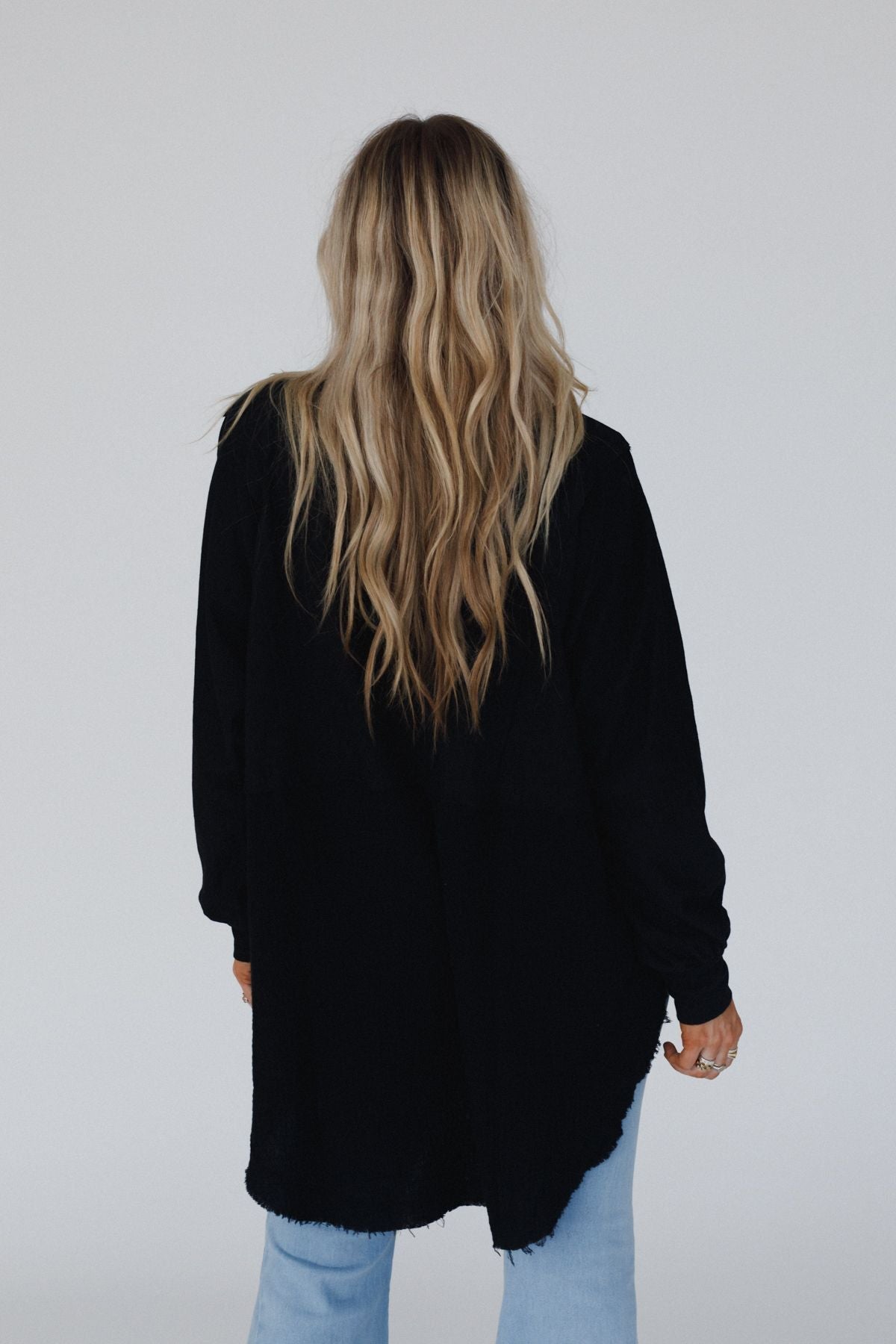 The Nest Nothing Better Contrast Top - Black
